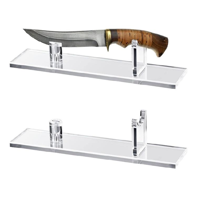 Decorative and Secure Swords Desktop Holder Adjustable Acrylics Storage Rack Home Organizers for Displaying Swords