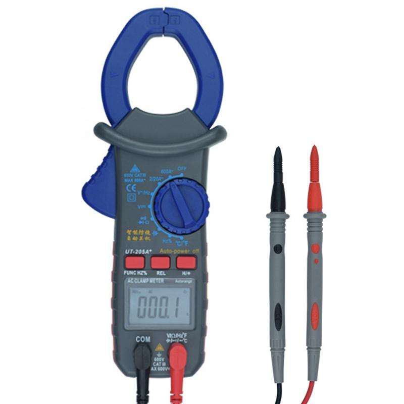 

AB34-UT205 Intelligent Anti-Burning Digital AC Clamp Meter Auto Repair Clamp Meter Multifunctional Electrician Multimeter