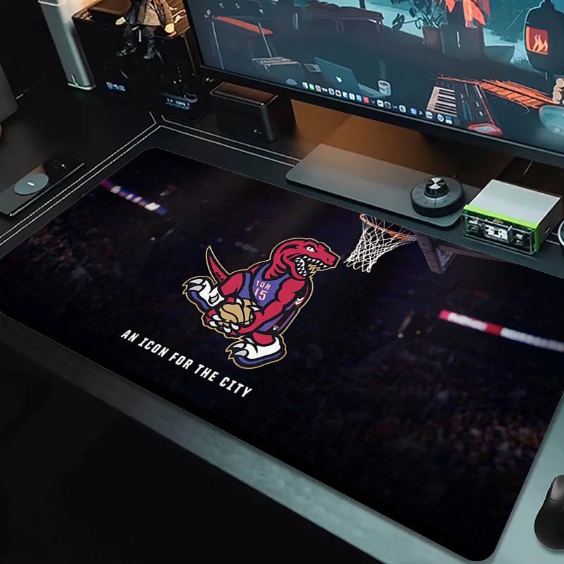 Toronto Raptors Mouse Pad Large Gaming Table Cushion Nonslip Laptop Tablet Big Mousepad Xxl Mat Mini Pc Playmat With Lock Edge