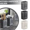 Draining Tableware Organizer Wall-Mounted Kitchen Utensil Storage Box Spoon Fork Storage Rack
