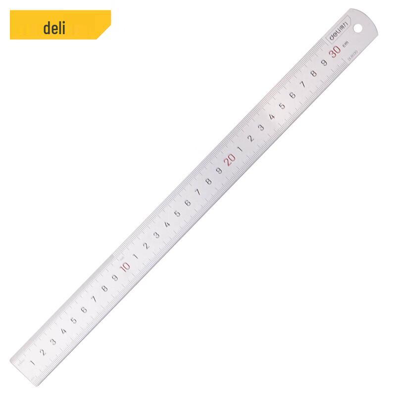 Deli DL8015 Stainless Steel Straight Ruler (15-Pack)