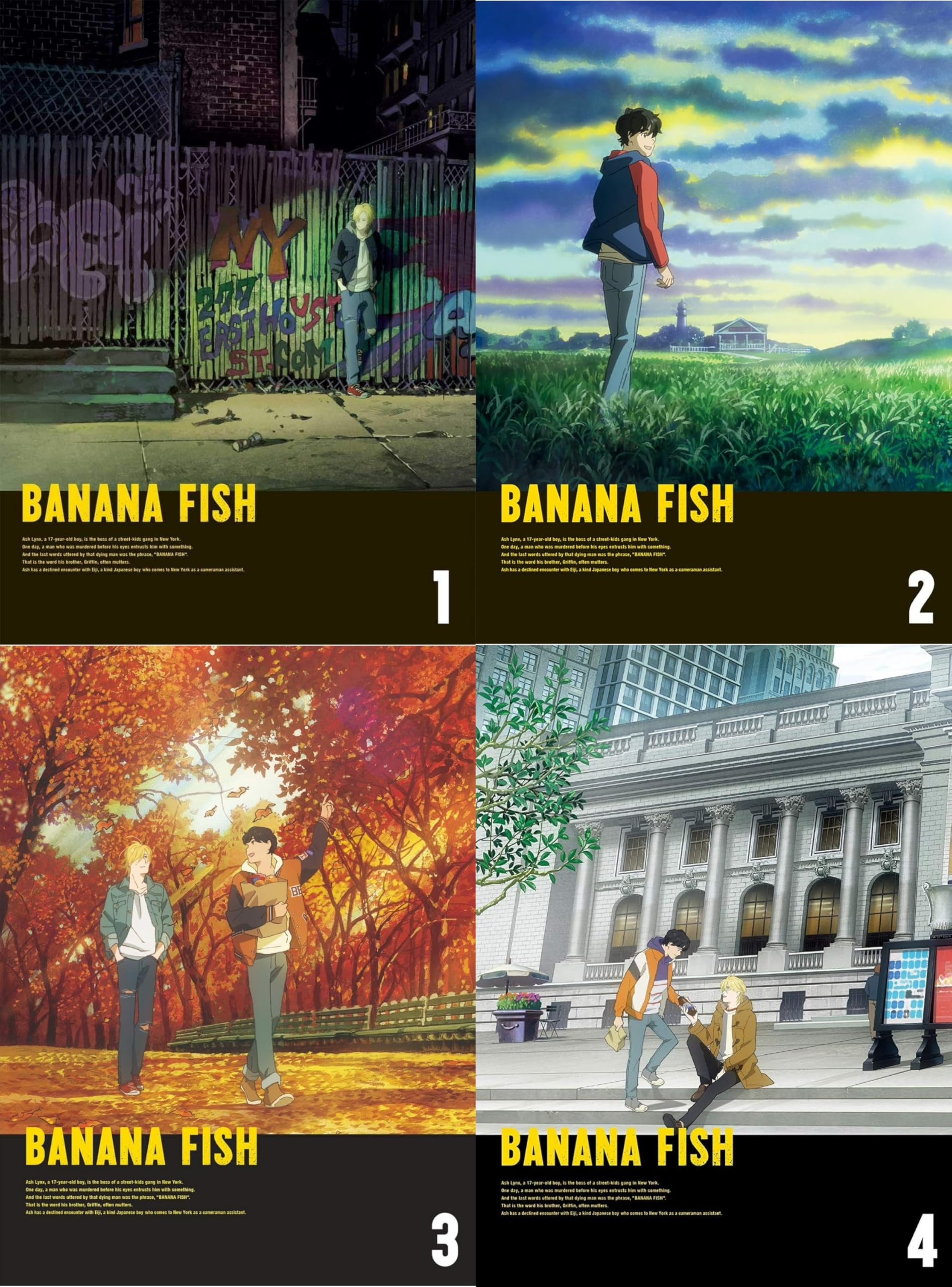 

BANANA FISH Blu-ray Disc BOX Limited Edition Blu-ray Complete 4-Volume Set [Marketplace Blu-ray Set]