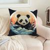 Panda Impact Wysokiej Jakości Luksusowa Poszewka na Poduszkę Poszewki Dekoracyjne Poszewki na Poduszki Elementy Wystroju Pokoju Domowego Poduszki