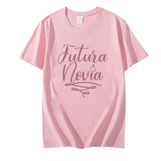 

Свадебная вечеринка невесты женская футболка футболка для девичника футболка для вечеринки в честь девичника футболка для невесты топы футболки на испанском языке Tribu De La Novia 3XL