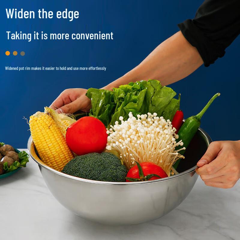 Stainless Steel Deep Multi-Purpose Basin Set