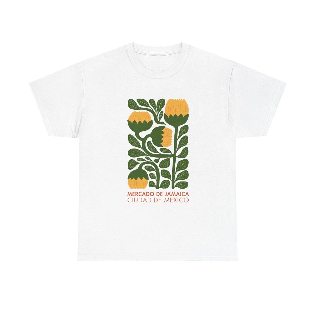 Mexico Shirt CDMX Flower Market Matisse Graphic Tee Spring Floral Travel T- Shirt