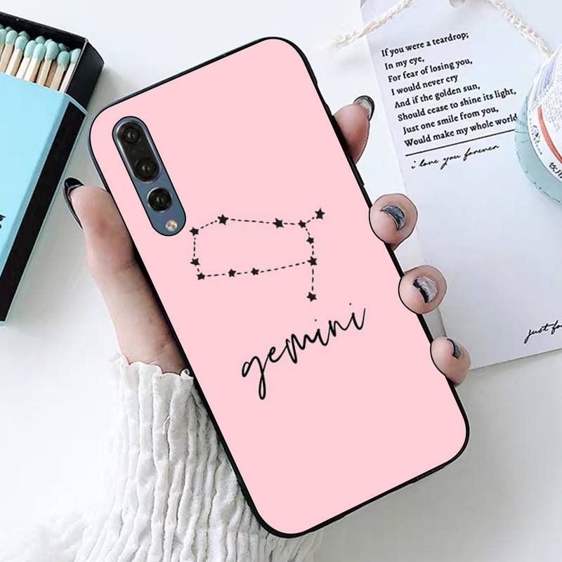 Constellation Gemini Phone Case for Huawei Honor 10 I 8X C 5A 20 9 10 30 Lite Pro Voew 10 20 V30