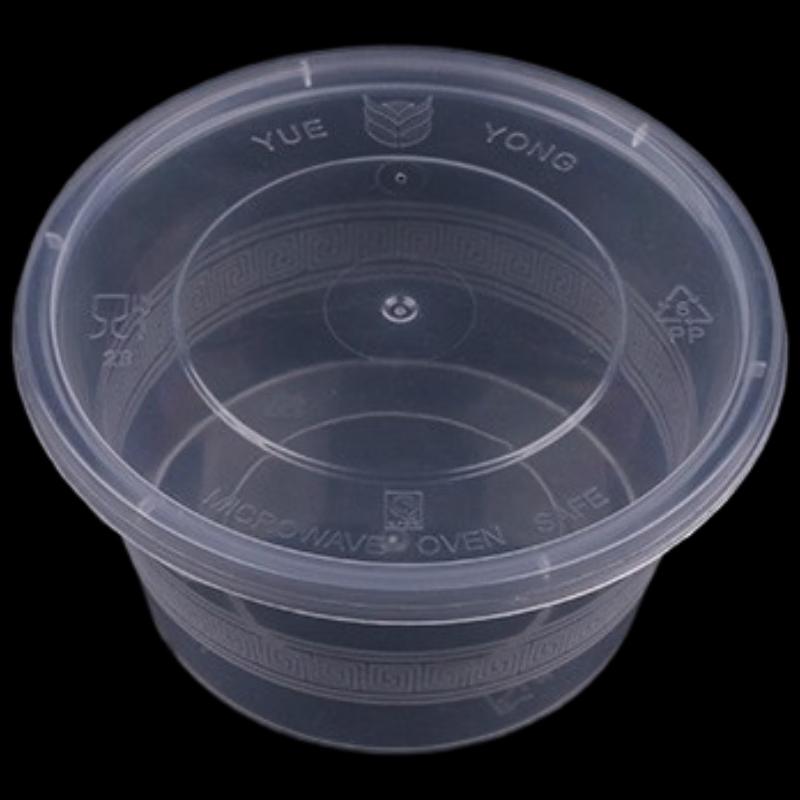 Disposable Round Food Containers with Lids for Takeout