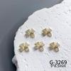 Lux Zircon Bowknot Nail Art Jewelry - Sparkling French Niche Design
