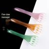 Resin Five-Claw Head Massager & Meridian Gua Sha Therapy Comb