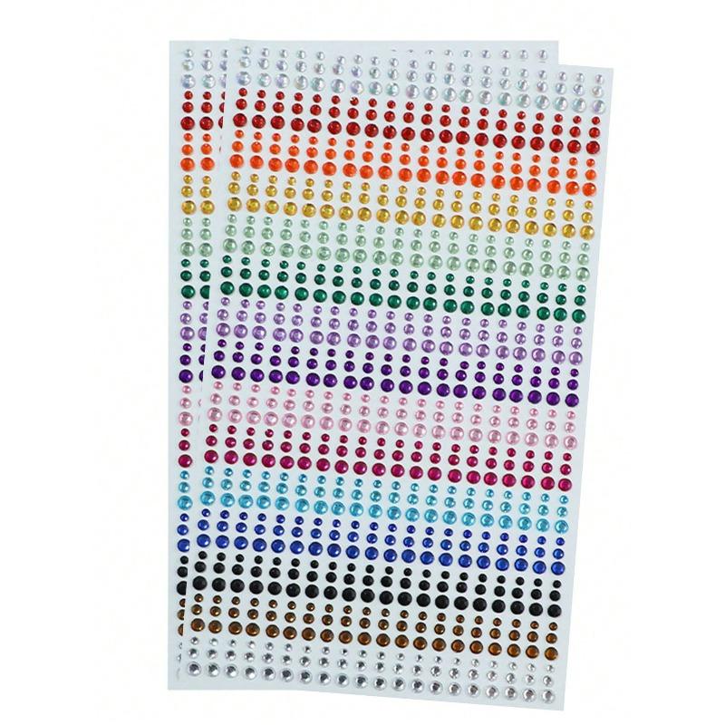 900pcs Colorful Rhinestones DIY, Rainbow Eye Stickers For Art Music Festival Stage Performance, Face Jewelry Makeup Accessories With Multiple Styles