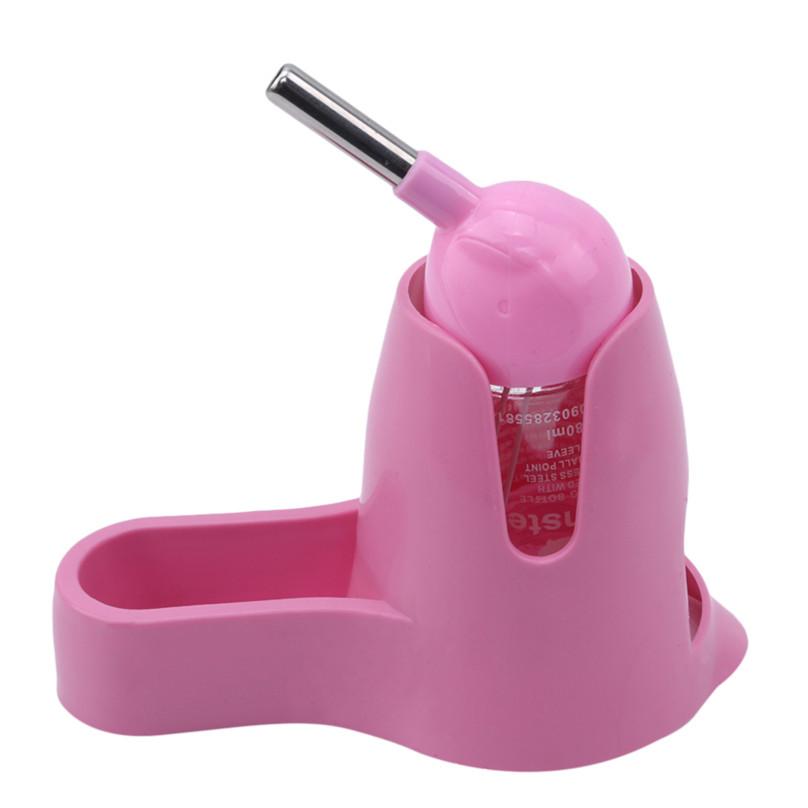 Transer Pet Feeding  Small Animal Automatic Water Bottle Dispenser Pets Food Feeder Bowl