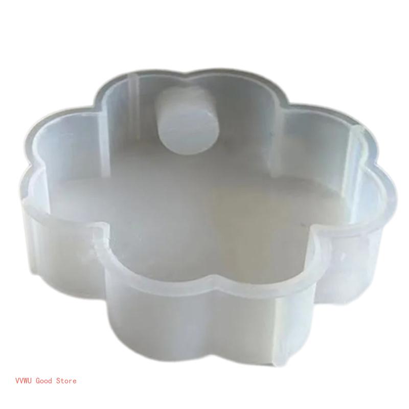 Candlestick Silicone Mold Stand Mould Butterfly/Heart/Clovers Holder Gypsum Molds Home Decorations Mould