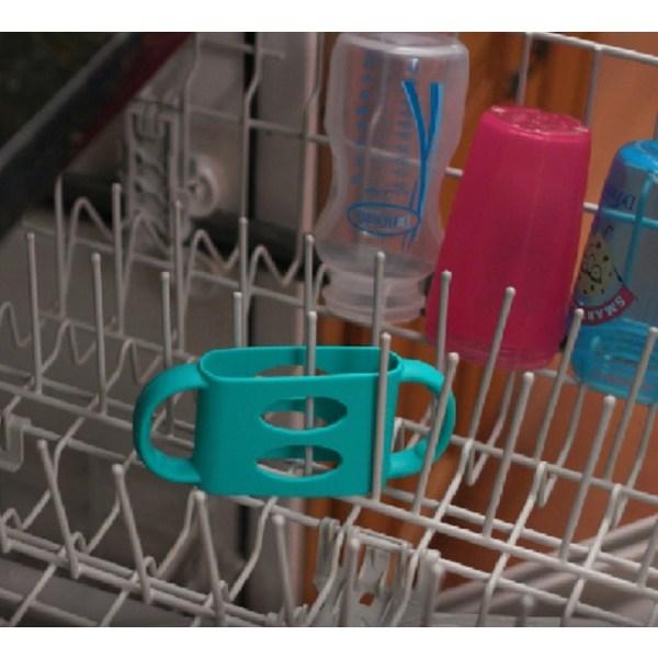 Dr. Brown silicone baby bottle handle 90g, mint, 2 pieces