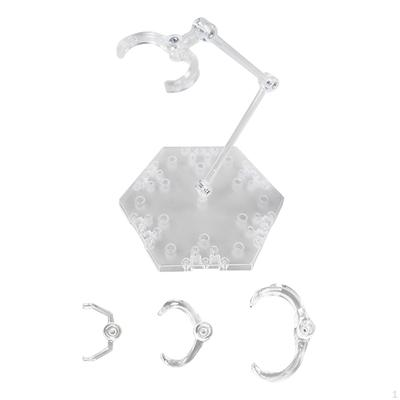 Acrylic Assembly Action Figure Stand Base for 1/144 Doll Models Toy Professional Easily Install