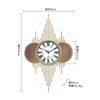 Large American wall clock household wall watch personality art fashion atmosphere living room clock decoration mute clock I5X8U3
