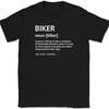 Biker Definition T-Shirt Funny Motorcycle Dictionary Humor Gang Text Tee