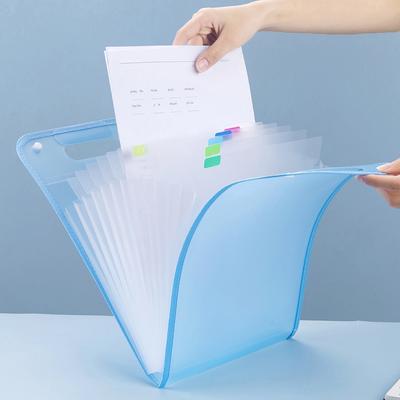 Vertikale, handgehaltene Organtasche, A4-Papieraktenordner, große Kapazität, mehrschichtiger Fächerordner, Aufbewahrungstasche zum Sortieren von Schülerdaten