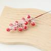 10PCS Artificial Frosted Red Berry Christmas Decoration Snow Fruit Ornament Winter Home Decor
