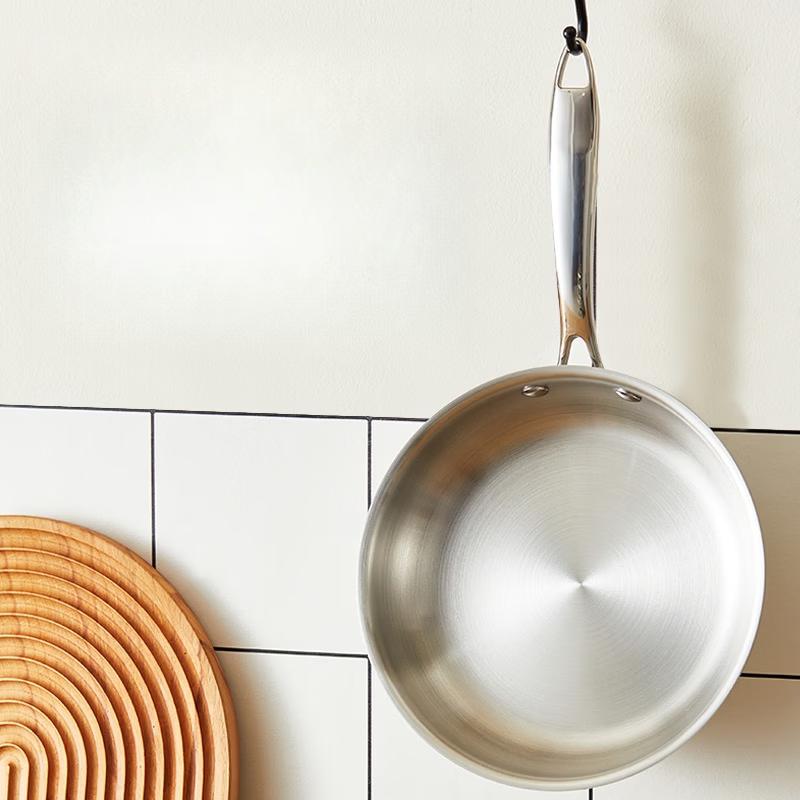 Zhishi Tri-Ply Stainless Steel Frying Pan
