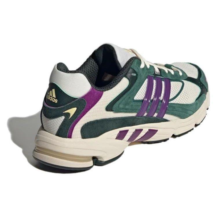 Adidas Originals Response Cl Comfortable Versatile Fabric Leather Low Top Running Shoes Unisex Sneakers White Green Purple IH2566