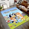 B-Blucy Design Area Rug Personalized Name- Non-Slip, Soft & Cozy Floor Mat for Living Room, Office - Indoor/Outdoor Carpet