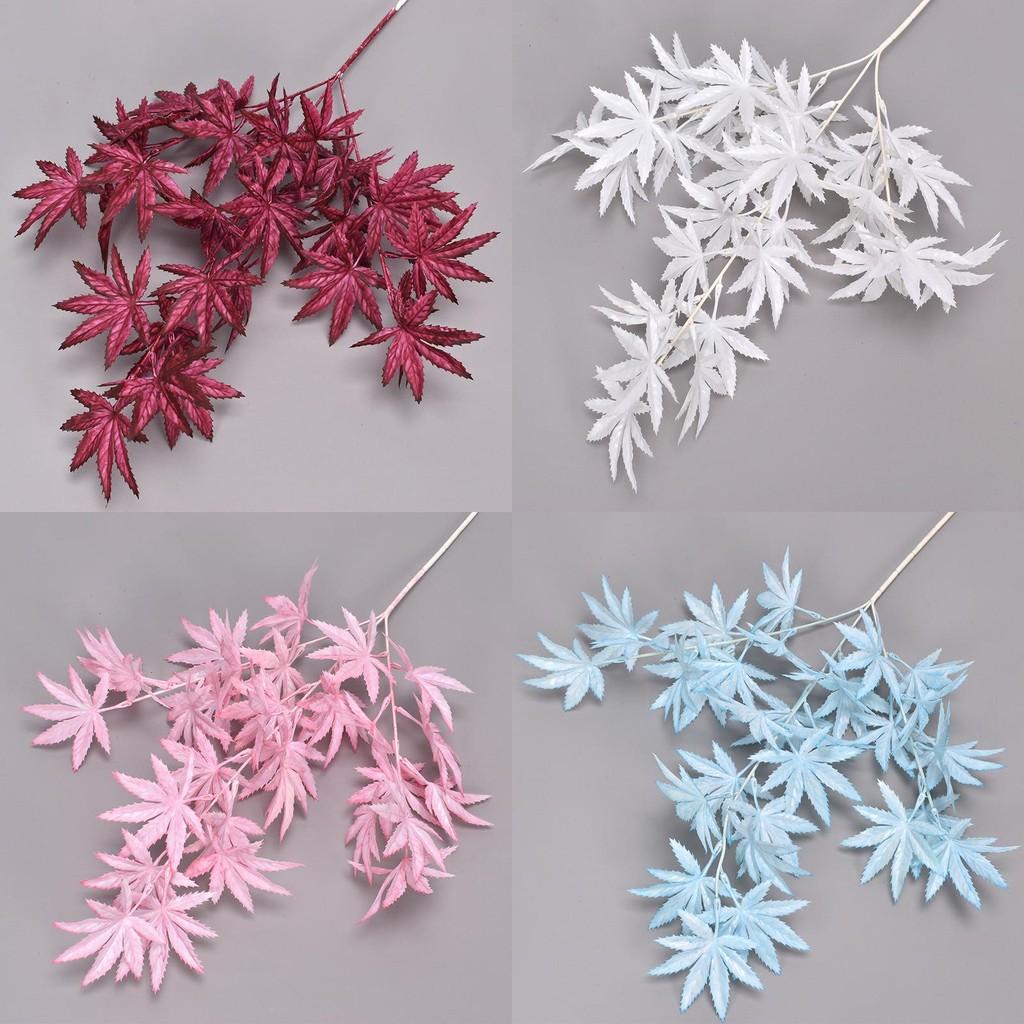 Maple Artificial Leaves Flower Wedding And Event Decor For Photography Home Use