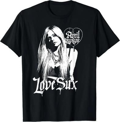Official Avril Lavigne  Sux T-Shirt Women's T-shirts Fashion   Arrival    De Mujeres 82609