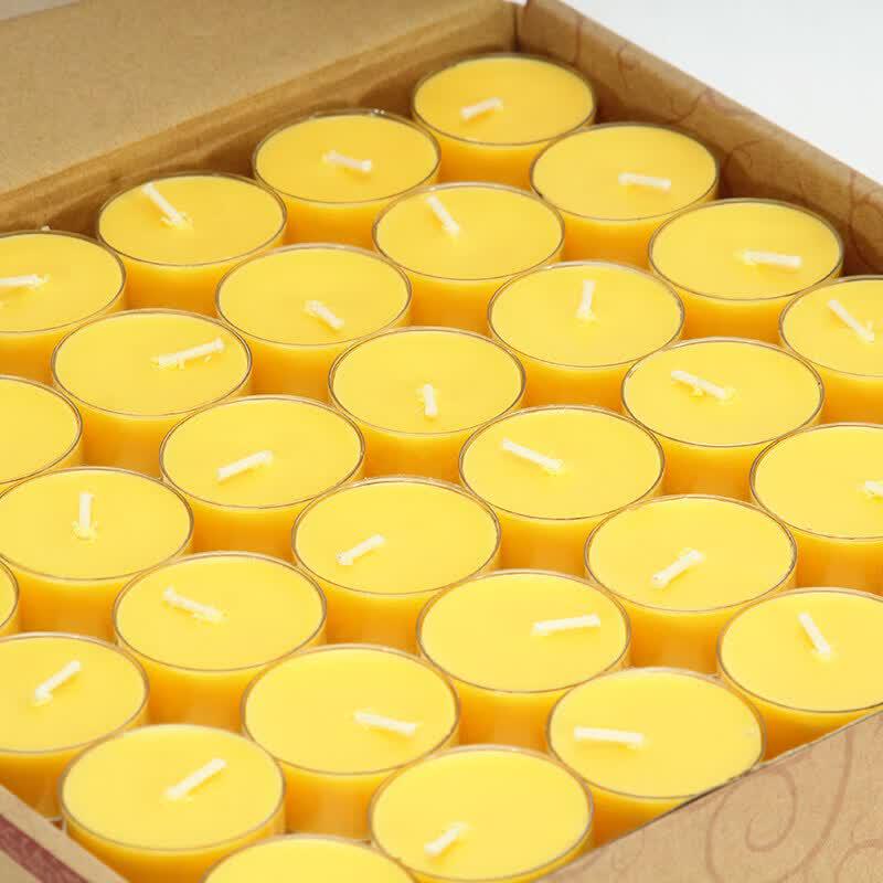 LIEI 108-Count Plum Blossom Ghee Offering Candles