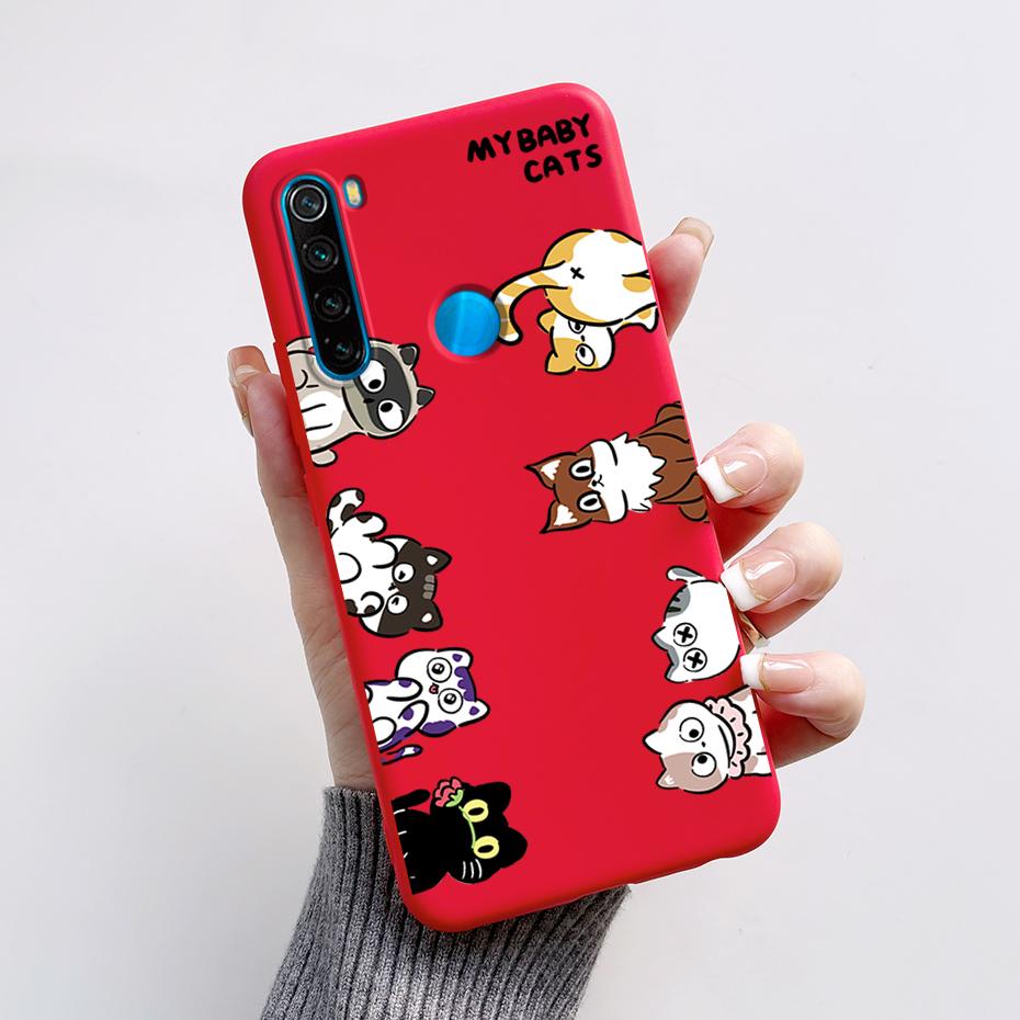 For Redmi Note 8 Case Cover For Xiaomi Redmi Note 8T Phone Case Cute Cartoon Soft Silicone Back Cover For Redmi Note8 8t Coque Redmi Note 8T