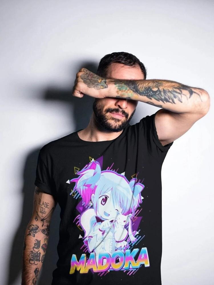 Мадока Канамэ Магика Аниме Футболка Унисекс 4 Унисекс Футболка M