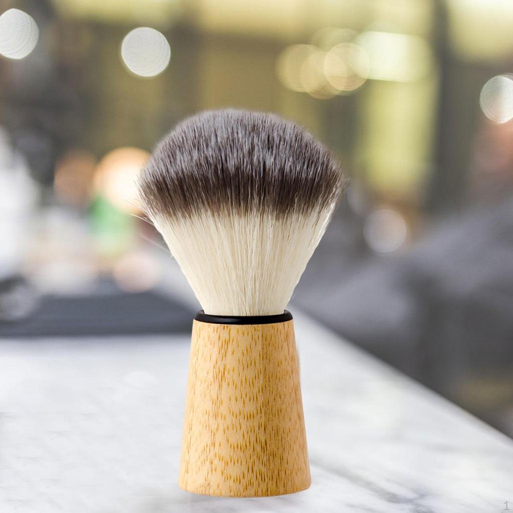 Hair Shaving Brush, Cream Facial Beard Cleaning, Face Cleaning Grooming Wooden Handle