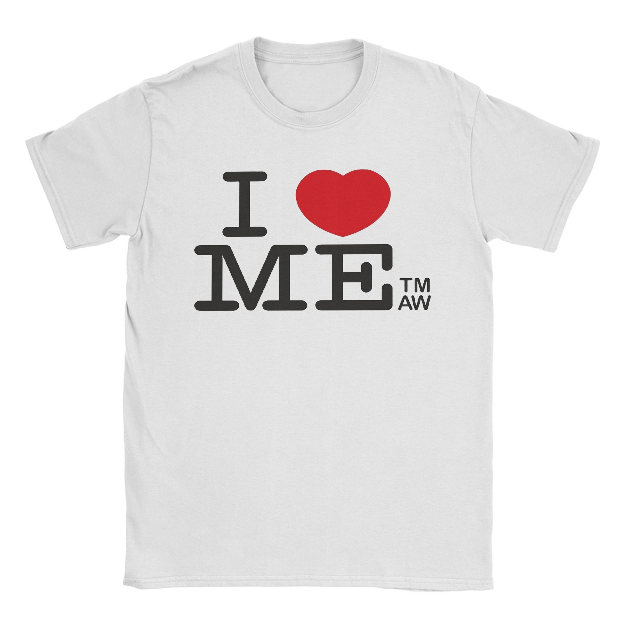 

Смешная футболка Tate McRae I Love Me для мужчин, с круглым вырезом, 100% хлопок, с коротким рукавом, с принтом S разноцветный