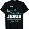 Funny Team Jesus Christian Faith Pray God Religious TShirt Funny Jesus T Shirt Unisexs Clothing Women Graphic 2026 Summer T Shirt