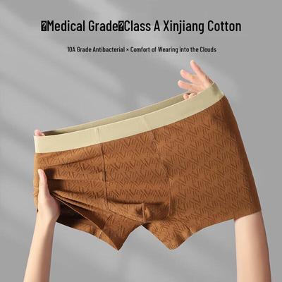TINSINO Men's Xinjiang Cotton Antibacterial Seamless Underwear