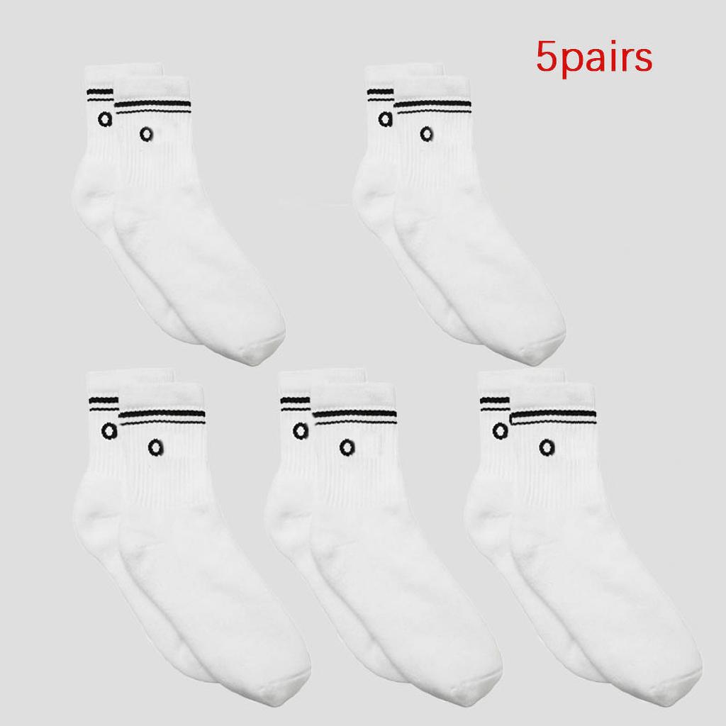 4 Pairs Cotton Female Yoga Sports Sock, Medium Long Socks, Pilates Fitness Sports Four Seasons High Quality Women's Yoga Sock