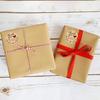 500Pcs Thank You Sticker Heart Handmade Round Kraft Paper Seal Label Sticker