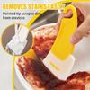 5-1Pcs Kitchen Cleaning Spatula  Dirty Pan Pot Dishes Cleaning Kitchen Tools For Food Residue Stains Cleaning Baking Soft Blade