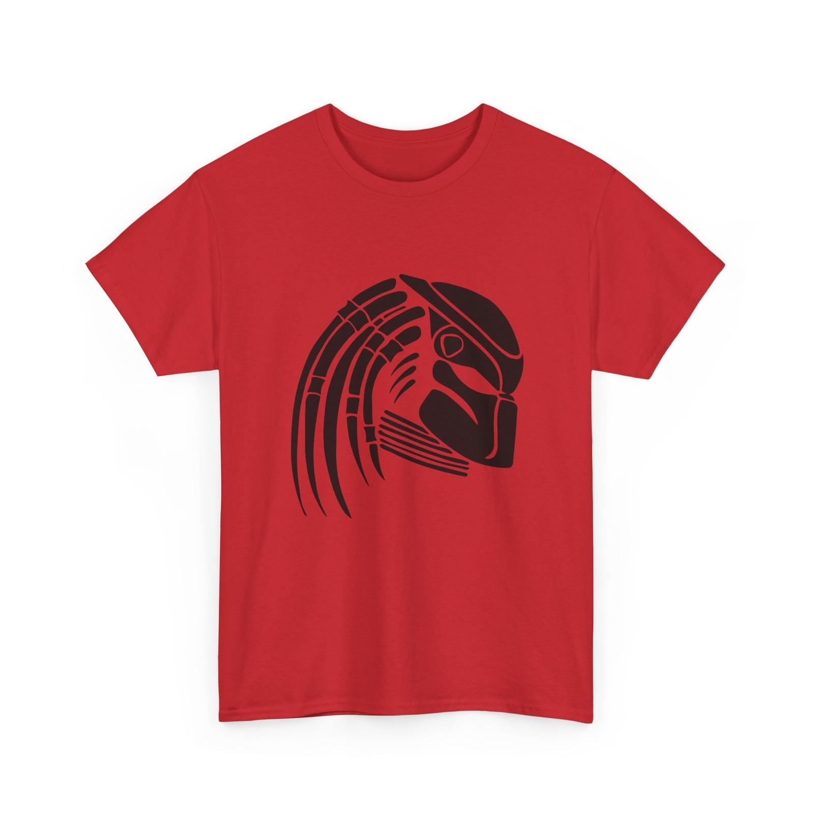 Yautja Headshot Icon Unisex Tee, Predator Movie T-Shirt Mens Womens Tees Top, Alien Hunter Graphic M