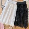 Spring and Autumn Women's Plus Size Layered Lace Hip-Covering Short Skirt Apron