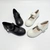 Girls Fashion Princess Flat Shoes With Rhombus Soft Sole Magic Tape Fall