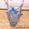 Eco-Friendly Large Capacity Flower Tote - Foldable, Waterproof, and Convenient for Shopping