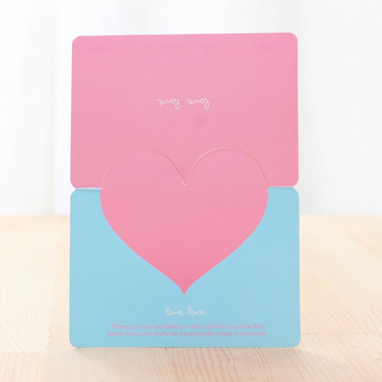 Creative Heart-Shaped Greeting Card for Any Occasion