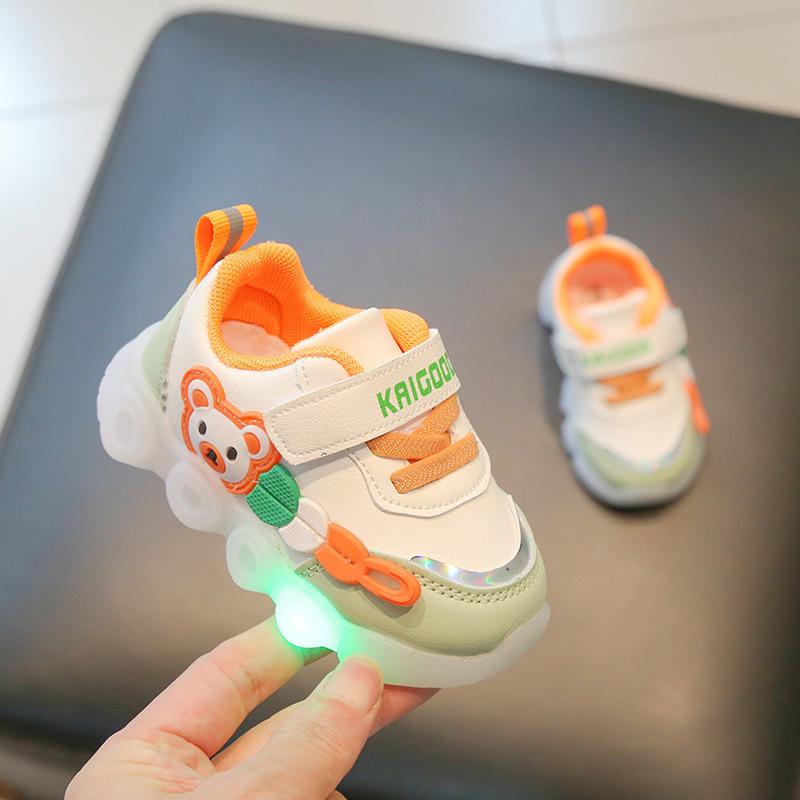 

2025 Autumn Girl Baby Light Shoe Infant Soft Sole Walking Shoe for Baby Boy Baby Sport Shoe Casual Sneaker Tenis Masculino Tênis 20 insole 14 белый