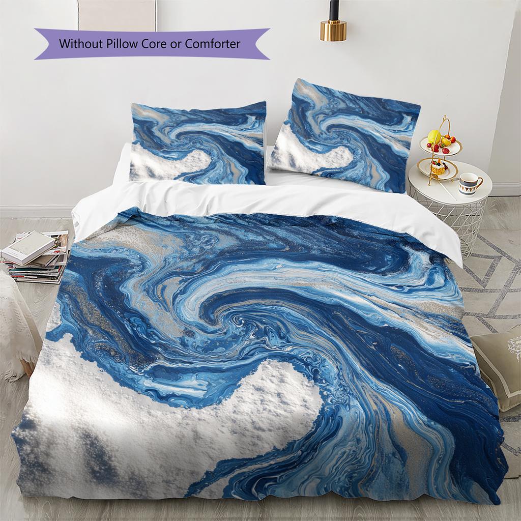 Cartoon Pattern Bedding Quilt Set Quilt Cover Pillowcase Home Decoration Birthday Gift (1 * duvet cover + 2 * pillowcase, without core)