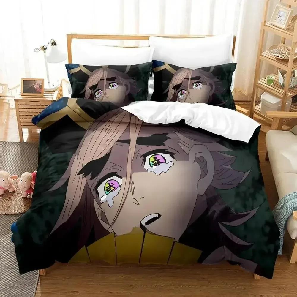 Nytt Doma Sängklädesset Enkelt Twin Full Queen King Size Sängset Vuxen Barn Sovrum Påslakanset 3D Tryck Anime Lakan Set