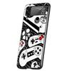 Game Controller Graphic Hard PC Phone Case For Samsung Galaxy Z Flip 7 6 5 4 Black Cover For Galaxy Z Flip 3 Foldable Fundas Bag