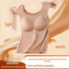 Canottiera Termica da Donna con Spalle ad Angolo Retto e Reggiseno Integrato - Autunno/Inverno, Intimo Spazzolato Nudo Invisibile