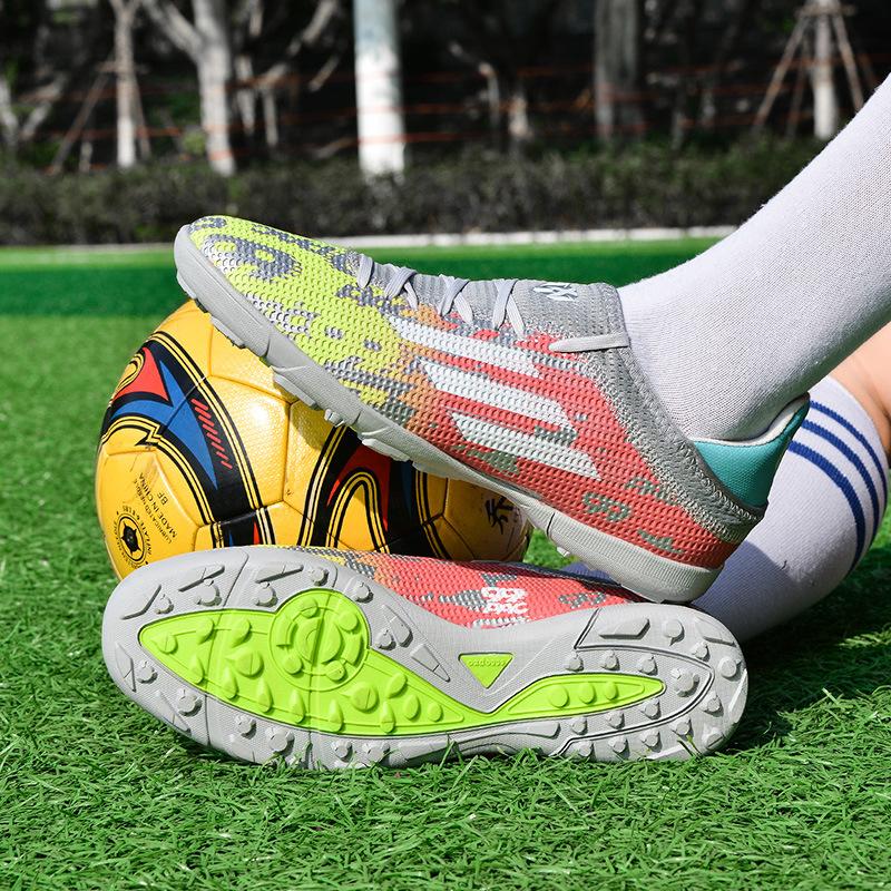 Fabrik C Luo Neue Fußballschuhe Jungen und Mädchen Kinder Lange und Kurze Stollen Erwachsene Rasen Sportschuhe Trainingsschuhe