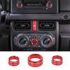 ANTC Couvercle de Bouton de Molette de Climatisation en Alliage d'Aluminium pour Suzuki Jimny, Couvercle de Molette de Climatisation,